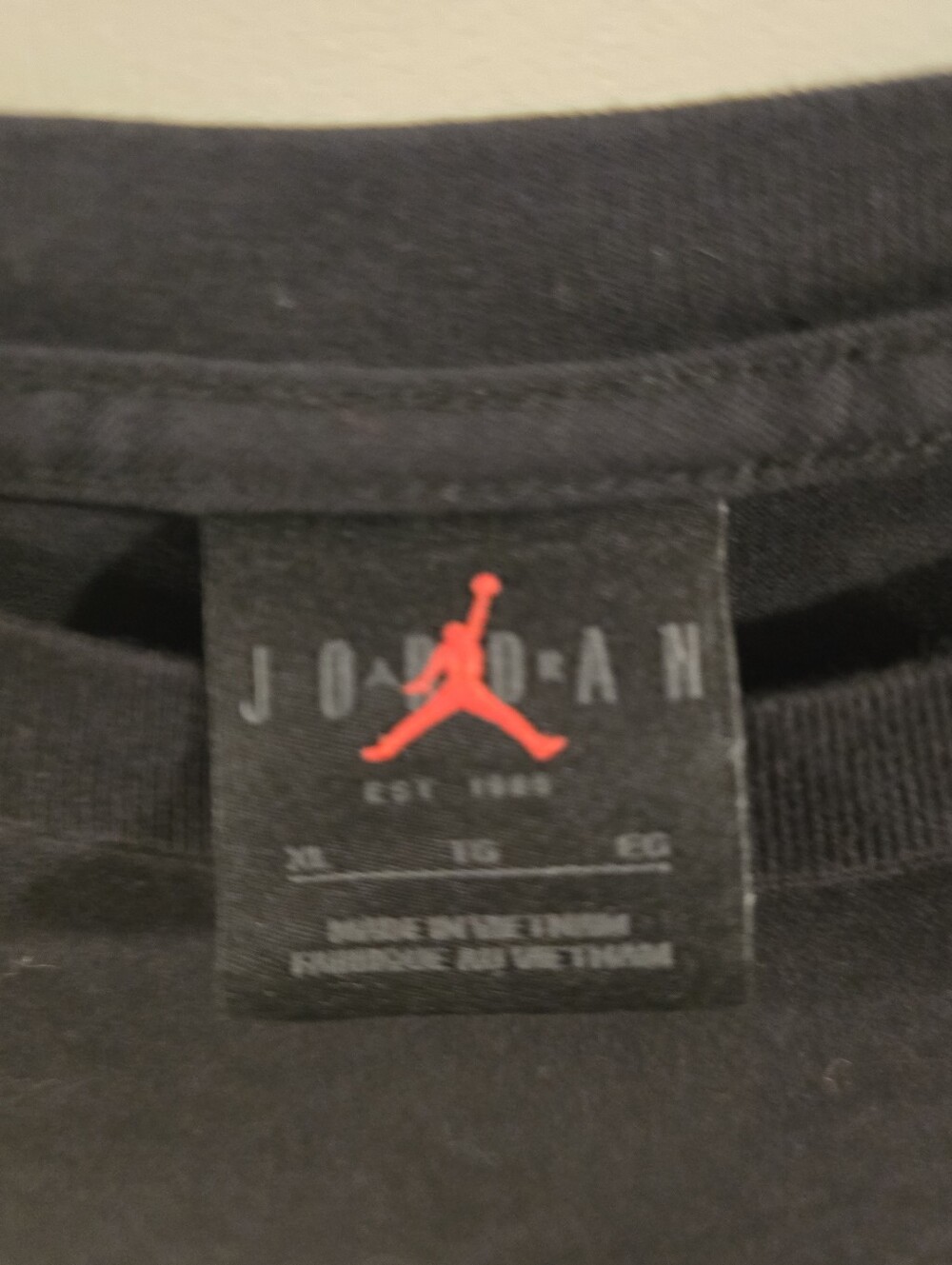 Nike Air Jordan Zion Naruto Long Sleeve Shirt Men's XL Black - Picture 3 of 3